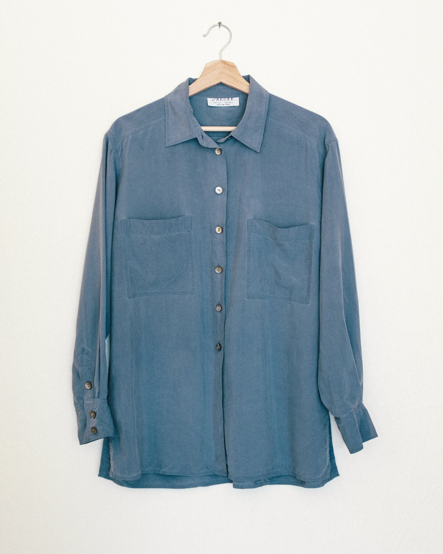 Slate Silk Shirt