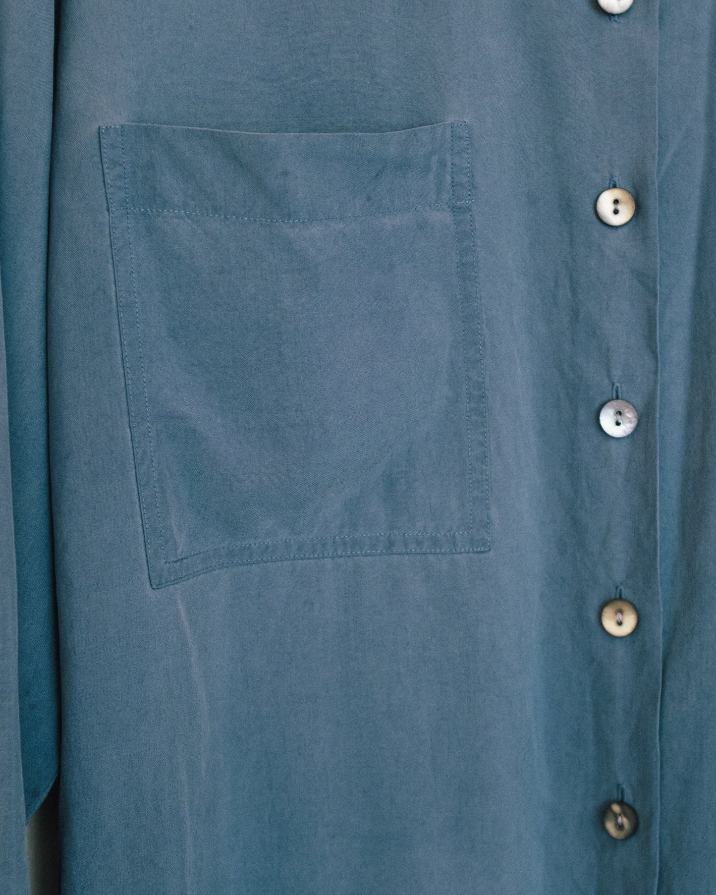 Slate Silk Shirt