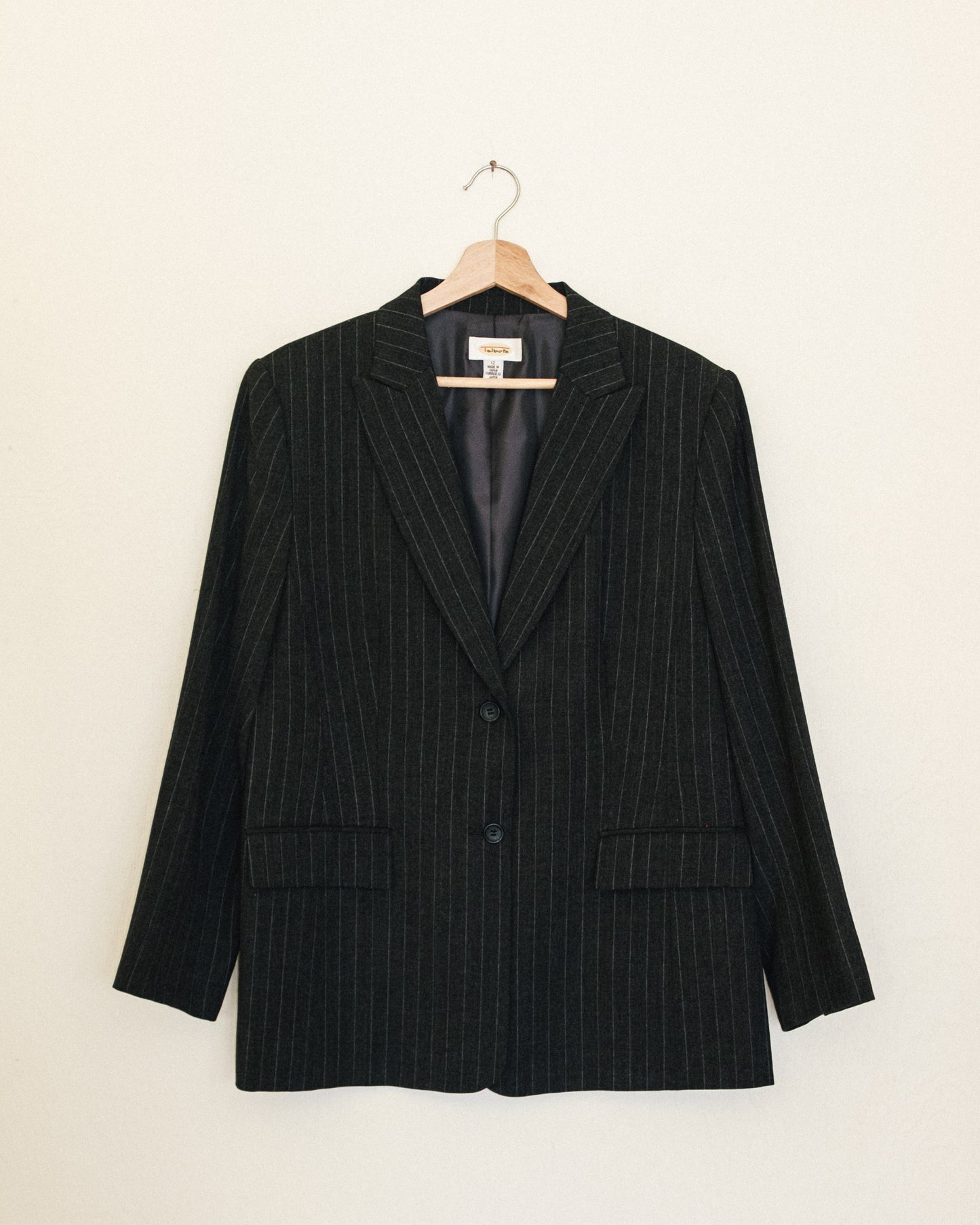 Charcoal Pin Stripe Blazer