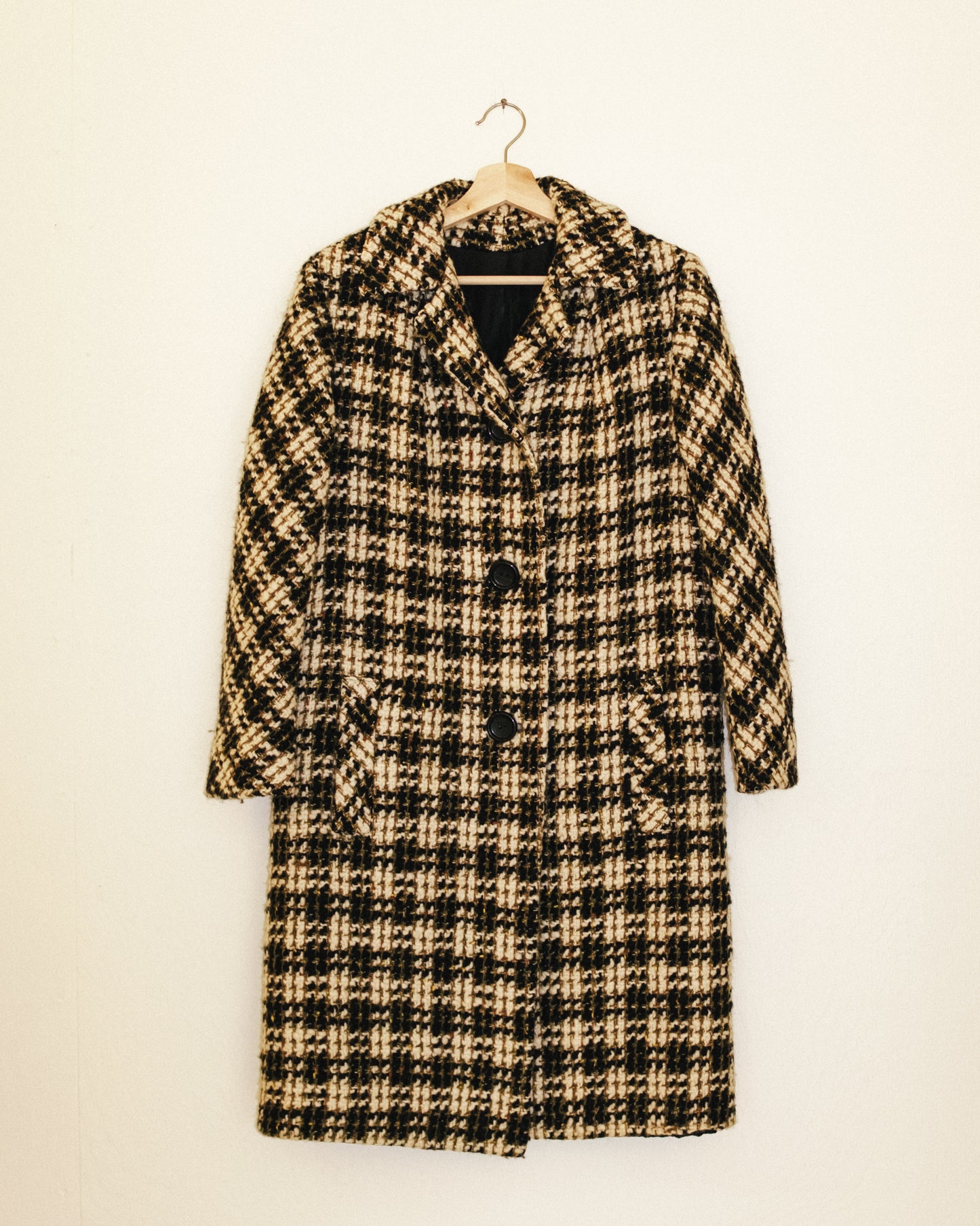 Mod Olive Tweed Coat