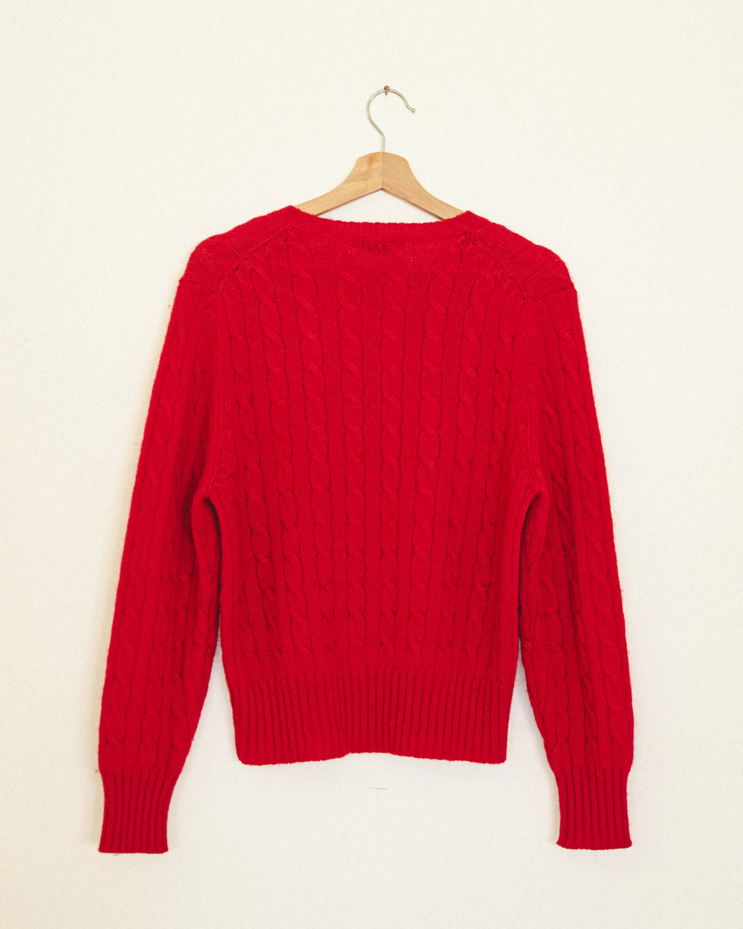 Primary Red Wool Sweater