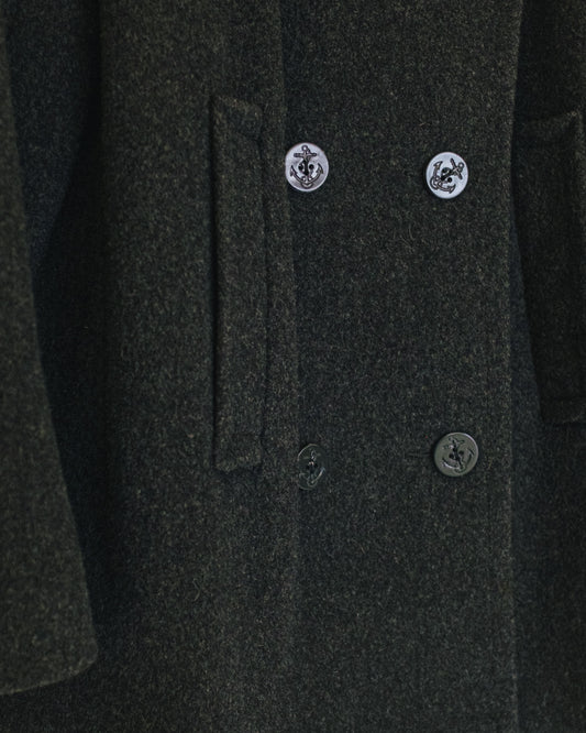 Charcoal Wool Pea Coat