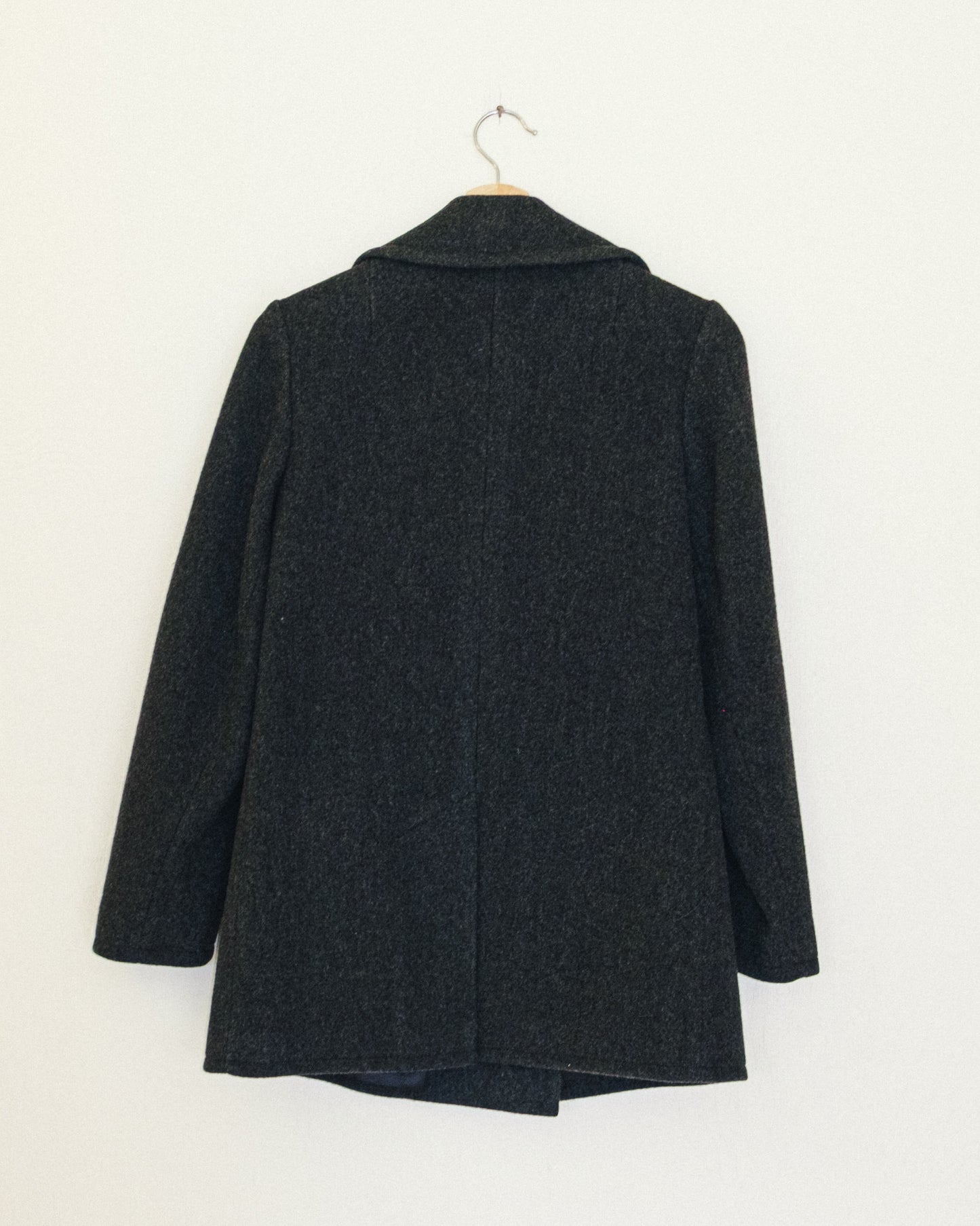 Charcoal Wool Pea Coat