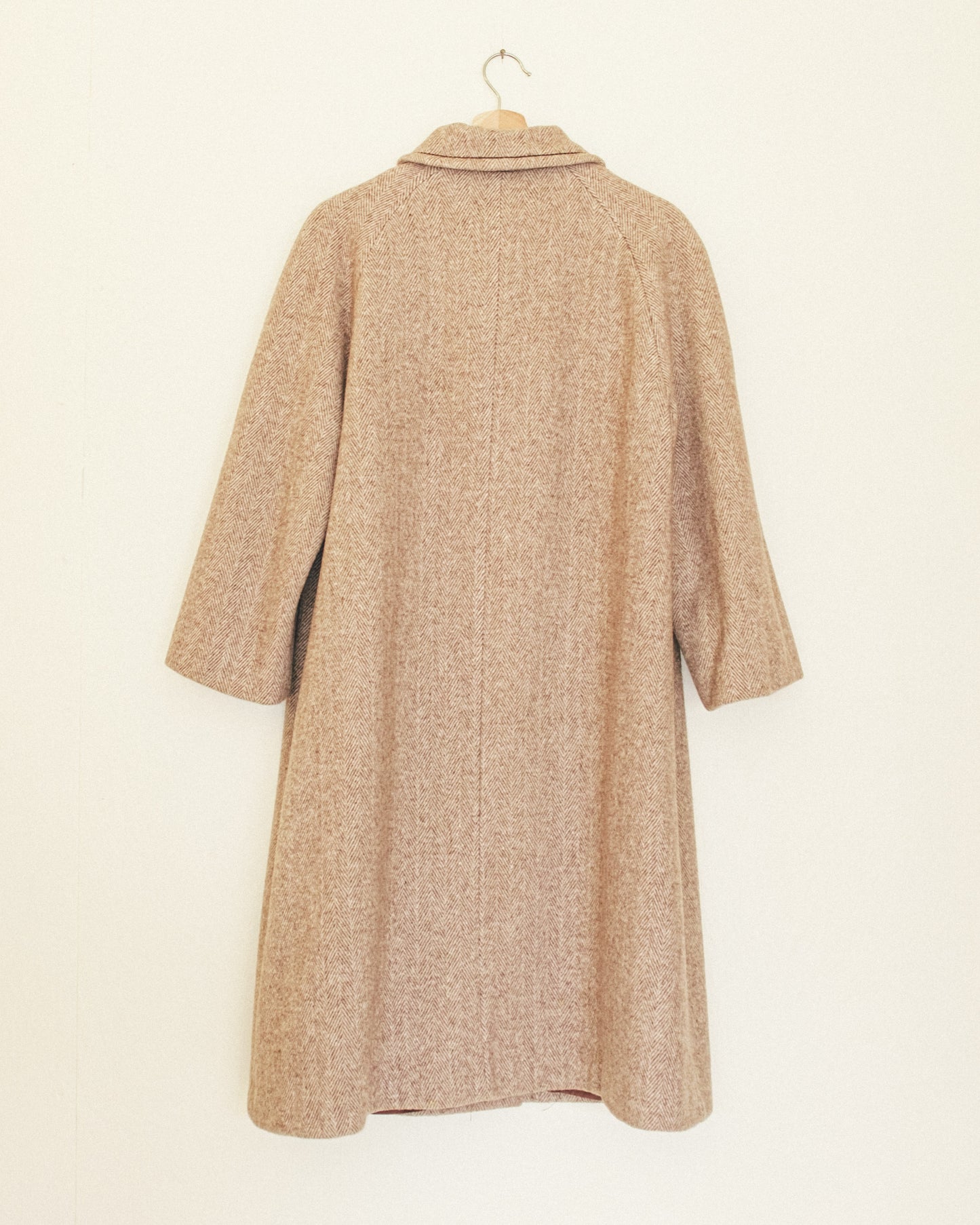 Herringbone Wool Coat