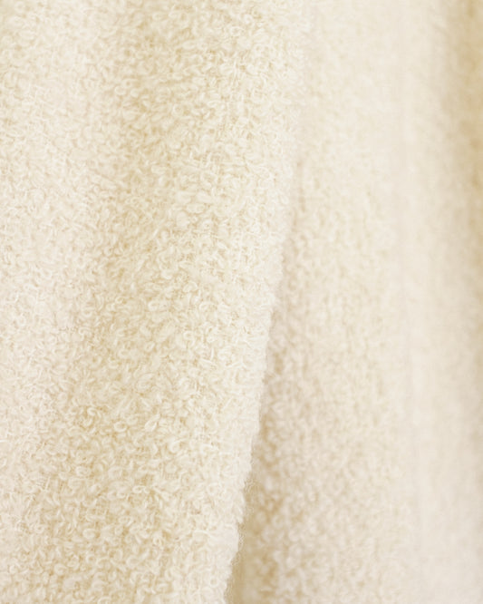 Cream Bouclé Coat