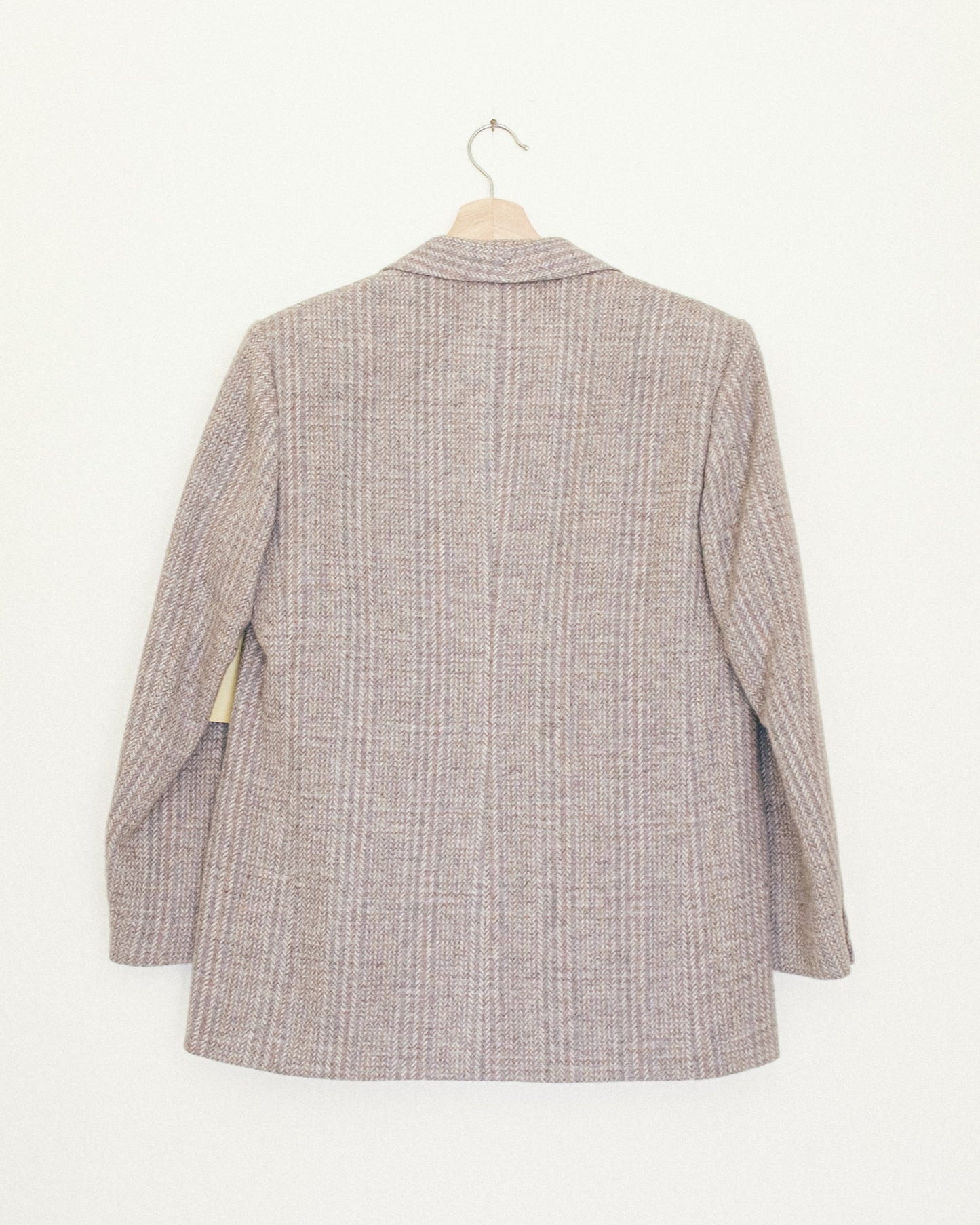 Silver Tweed Boyfriend Blazer