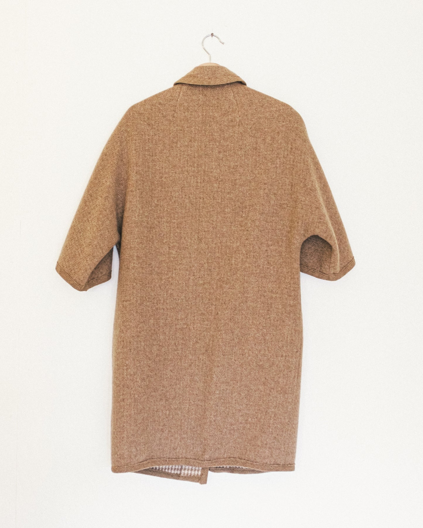 Reversible Houndstooth Wool Jacket