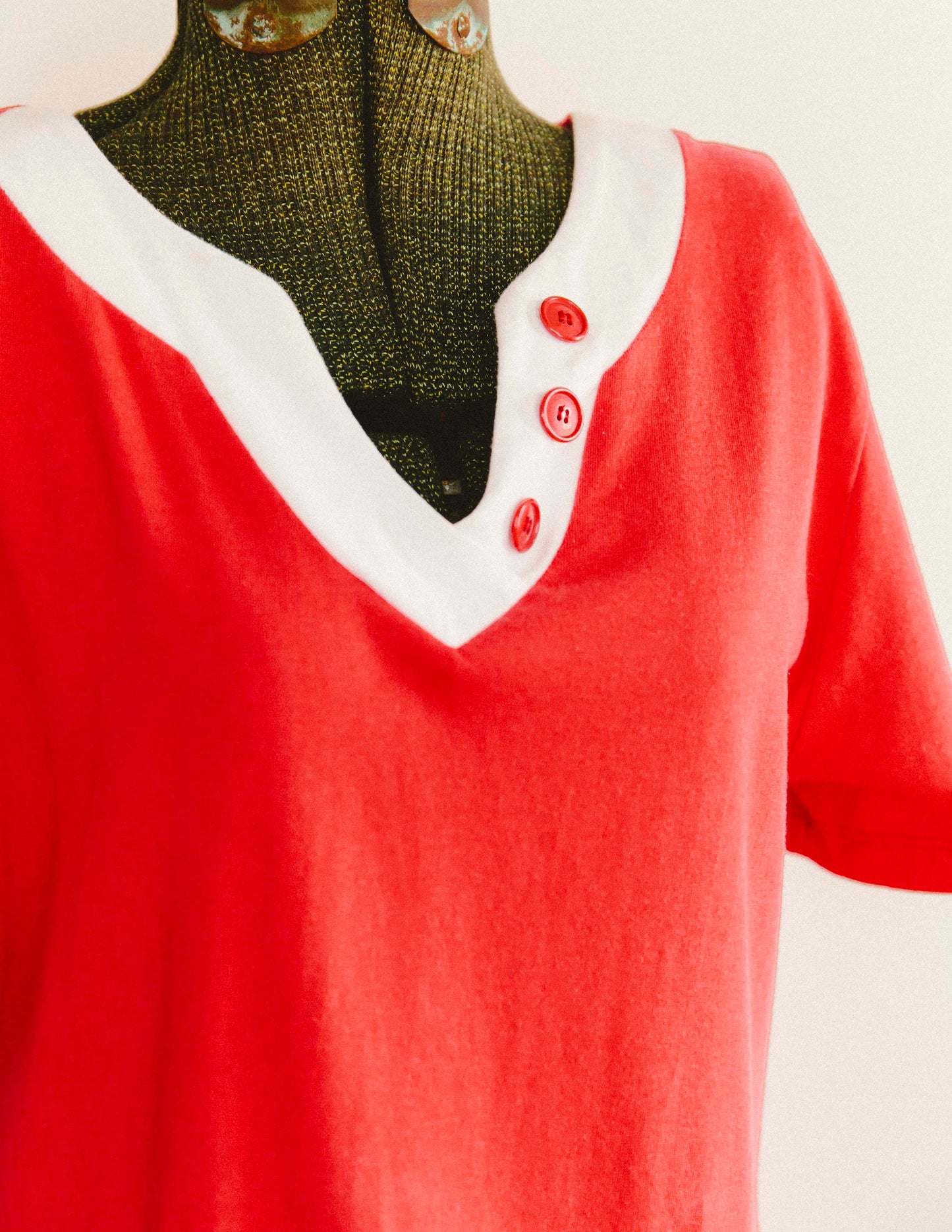 Button Tee Dress