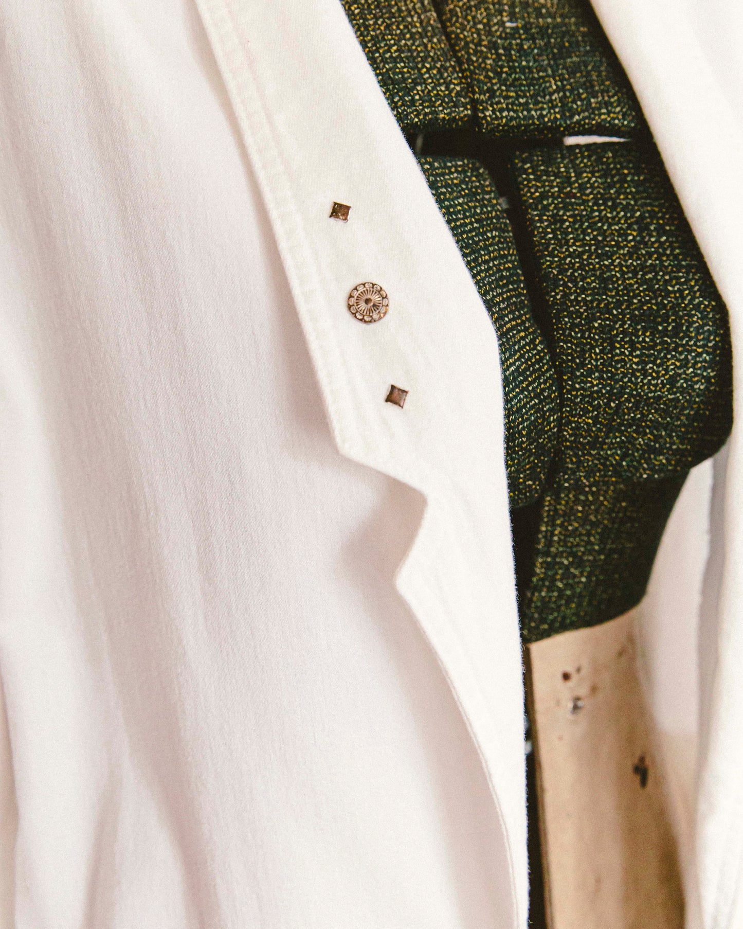 Blazer en jean blanc