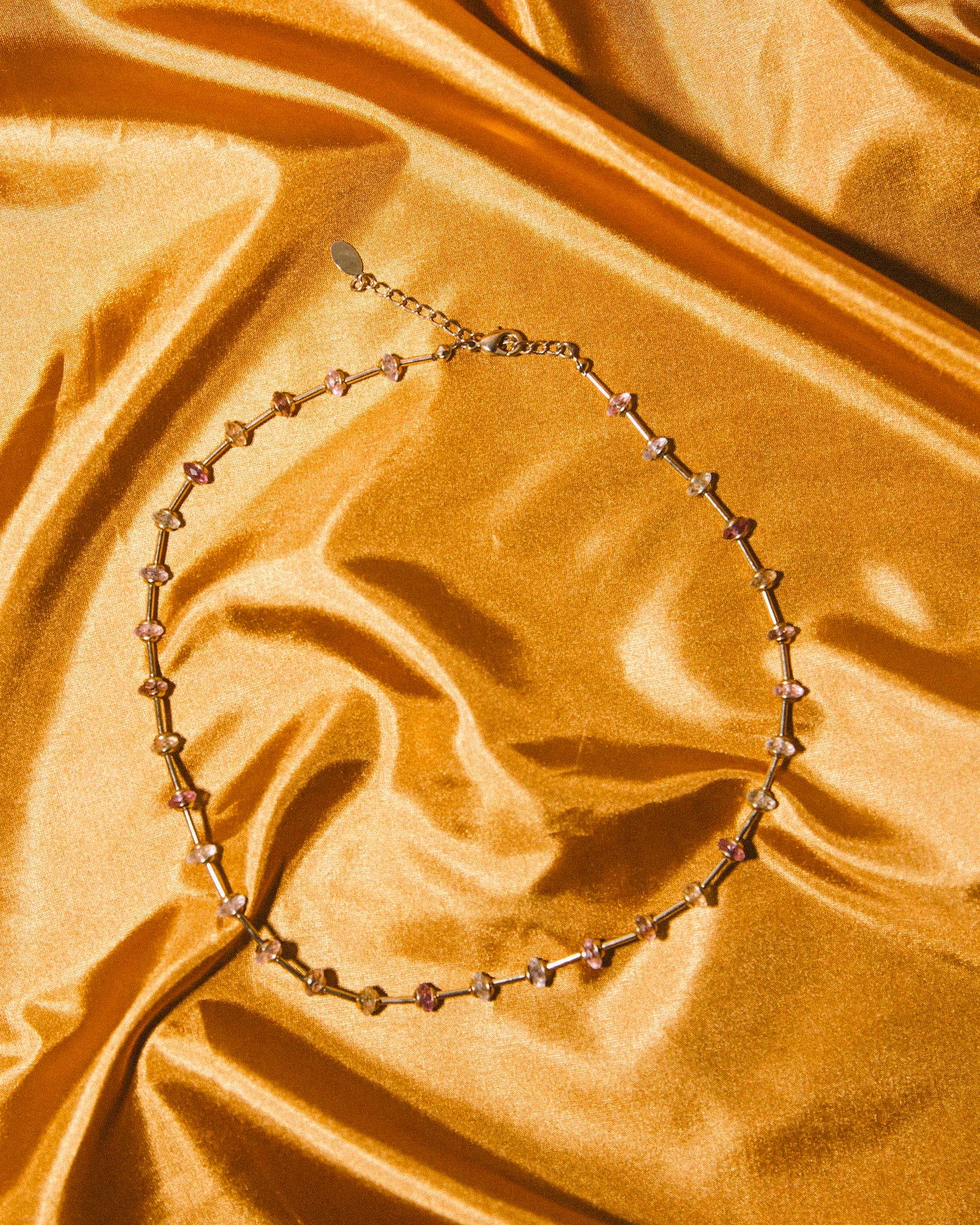 Lilac Crystal Choker
