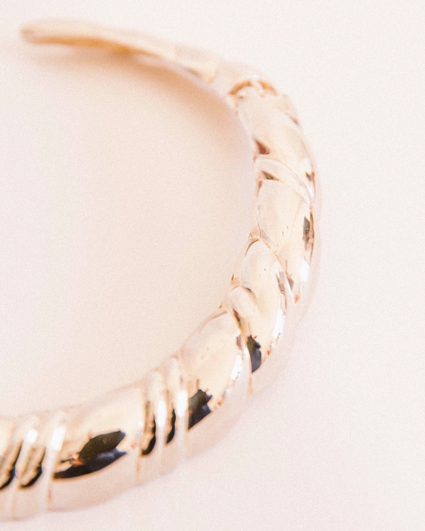 Silver Twist Collar Necklace