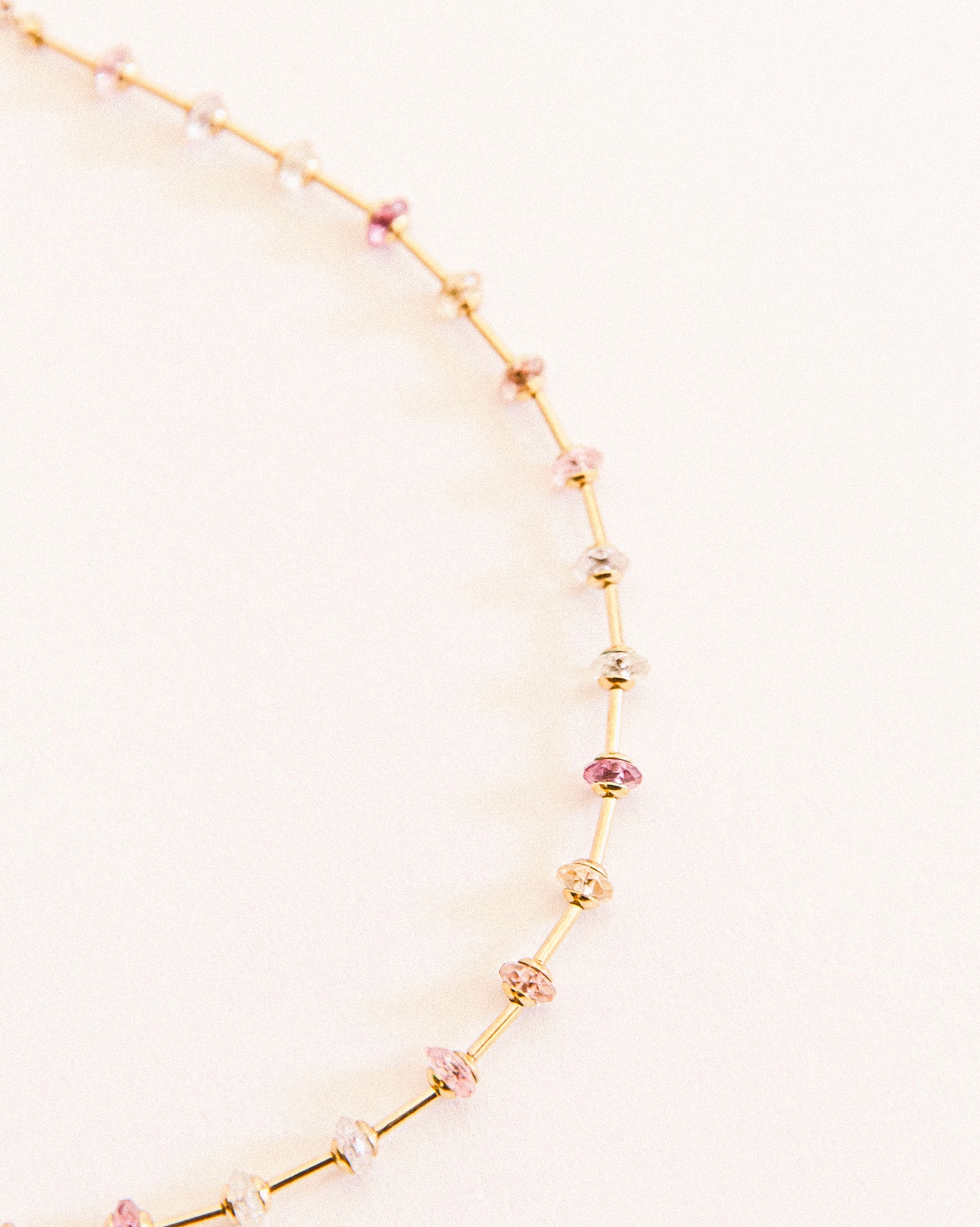 Lilac Crystal Choker
