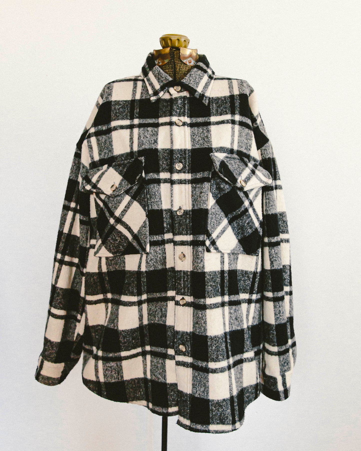 Plaid Shirt Jacket