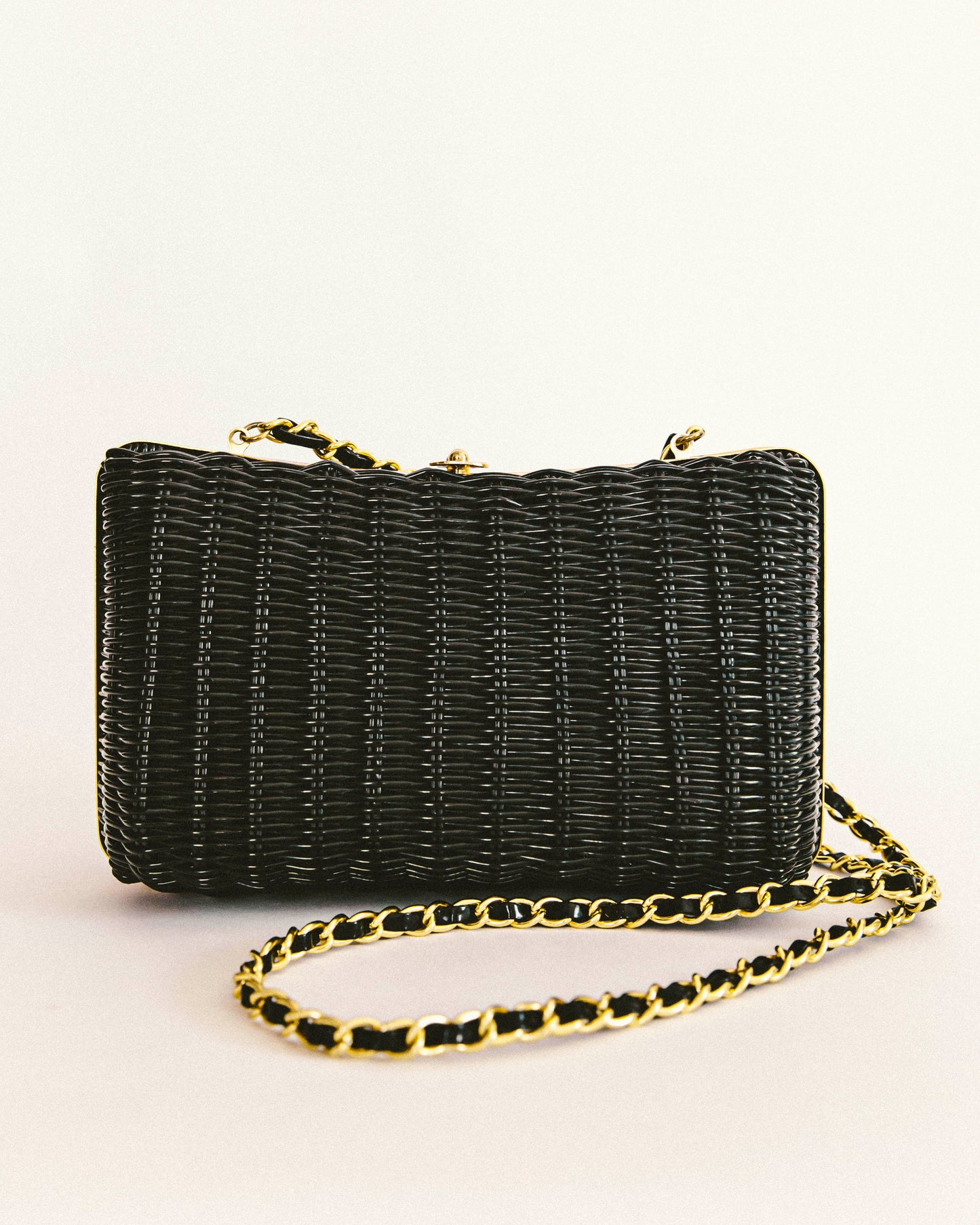 60's Wicker Crossbody Purse