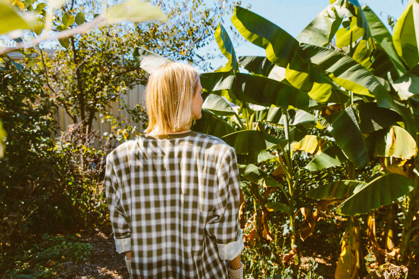 Olive Plaid Blazer