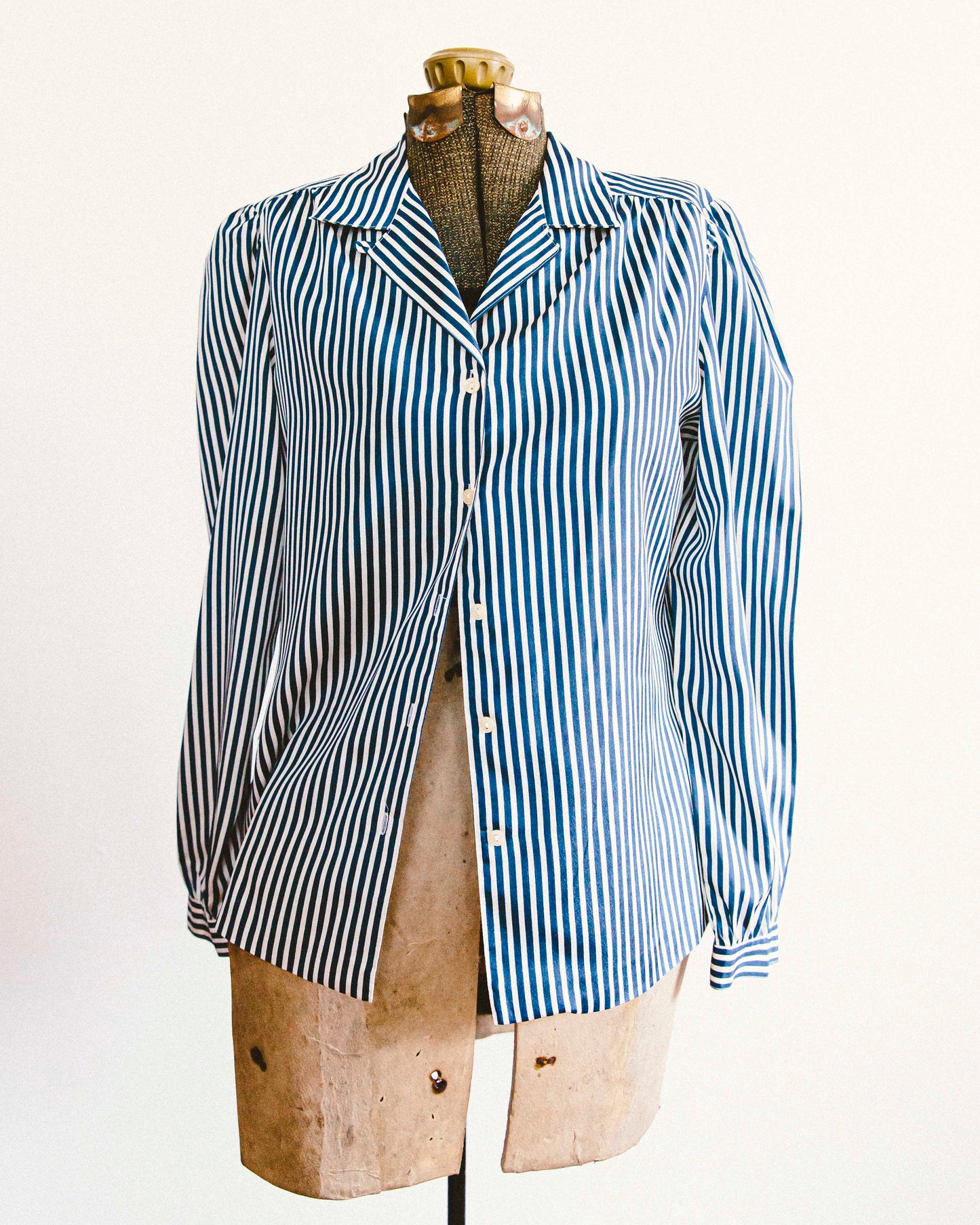 Blue Stripe Blouse