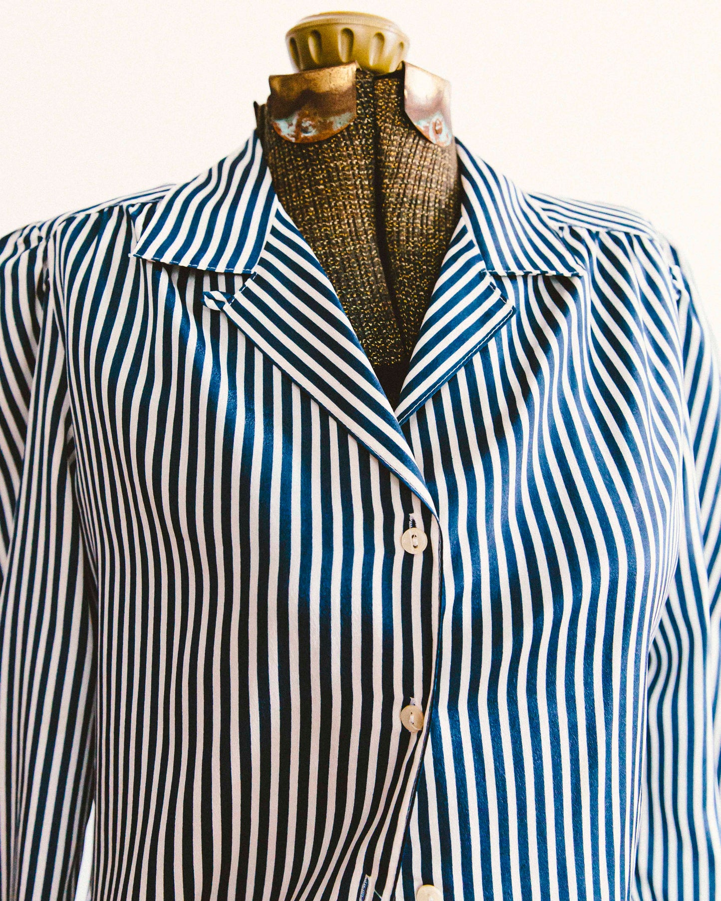 Blue Stripe Blouse