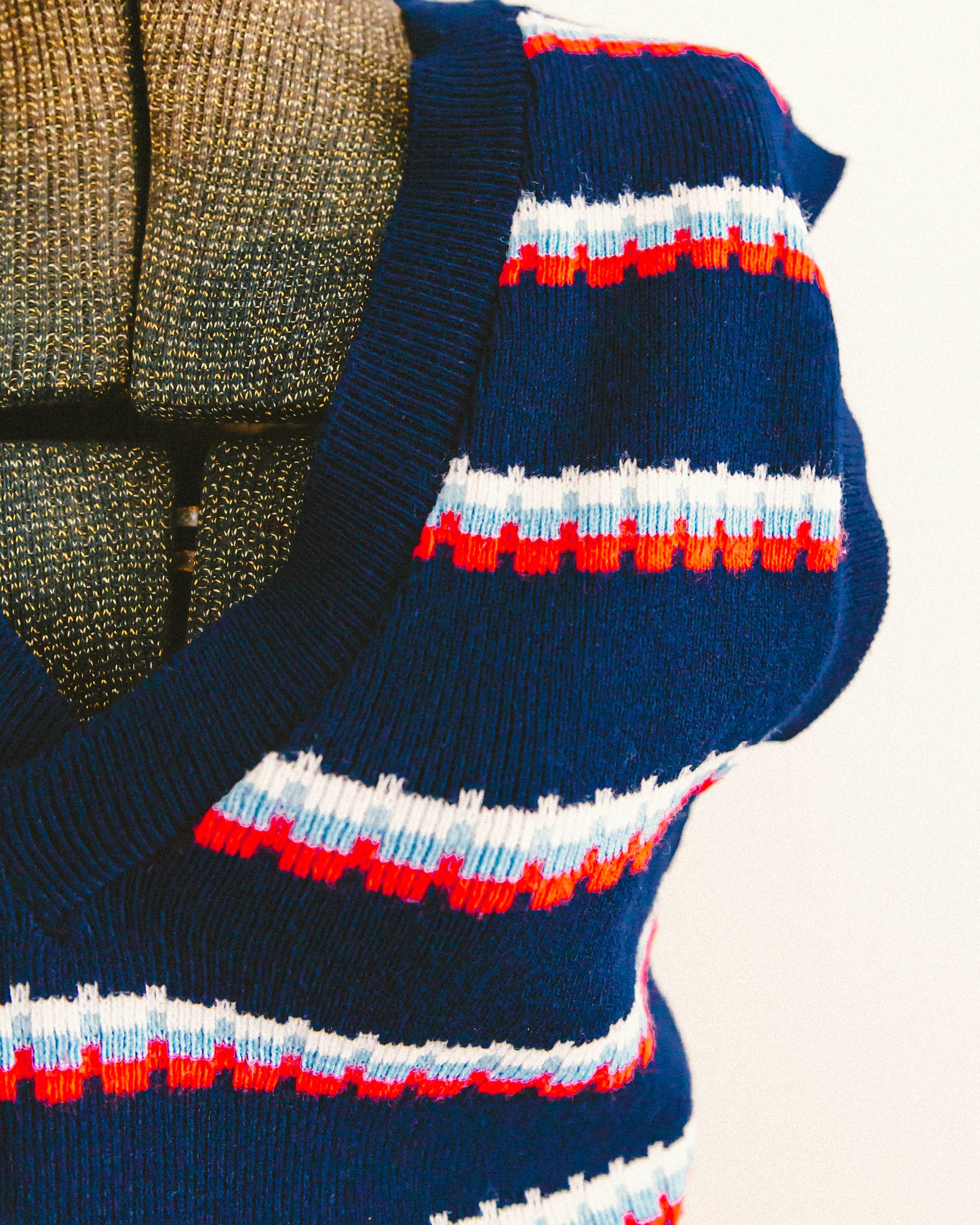Tri-color Sweater Vest
