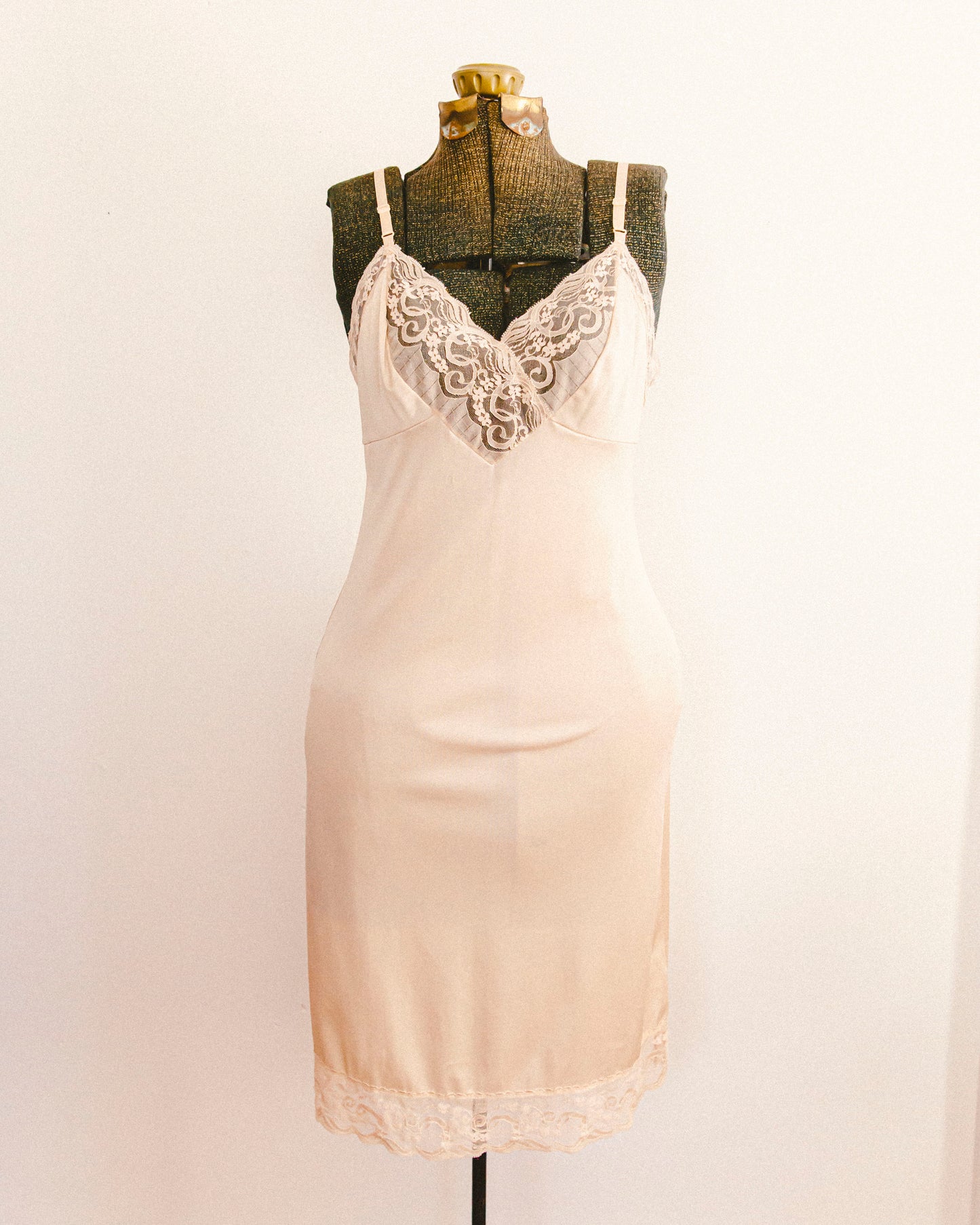 Beige Slip Dress