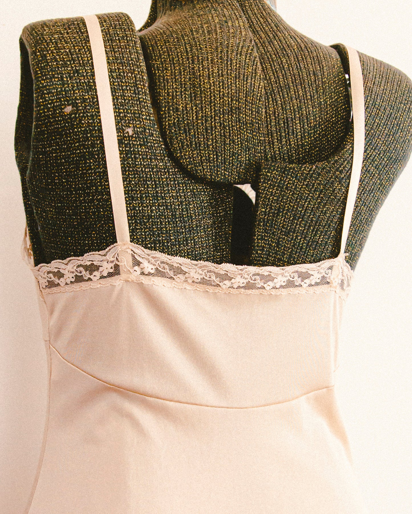 Beige Slip Dress