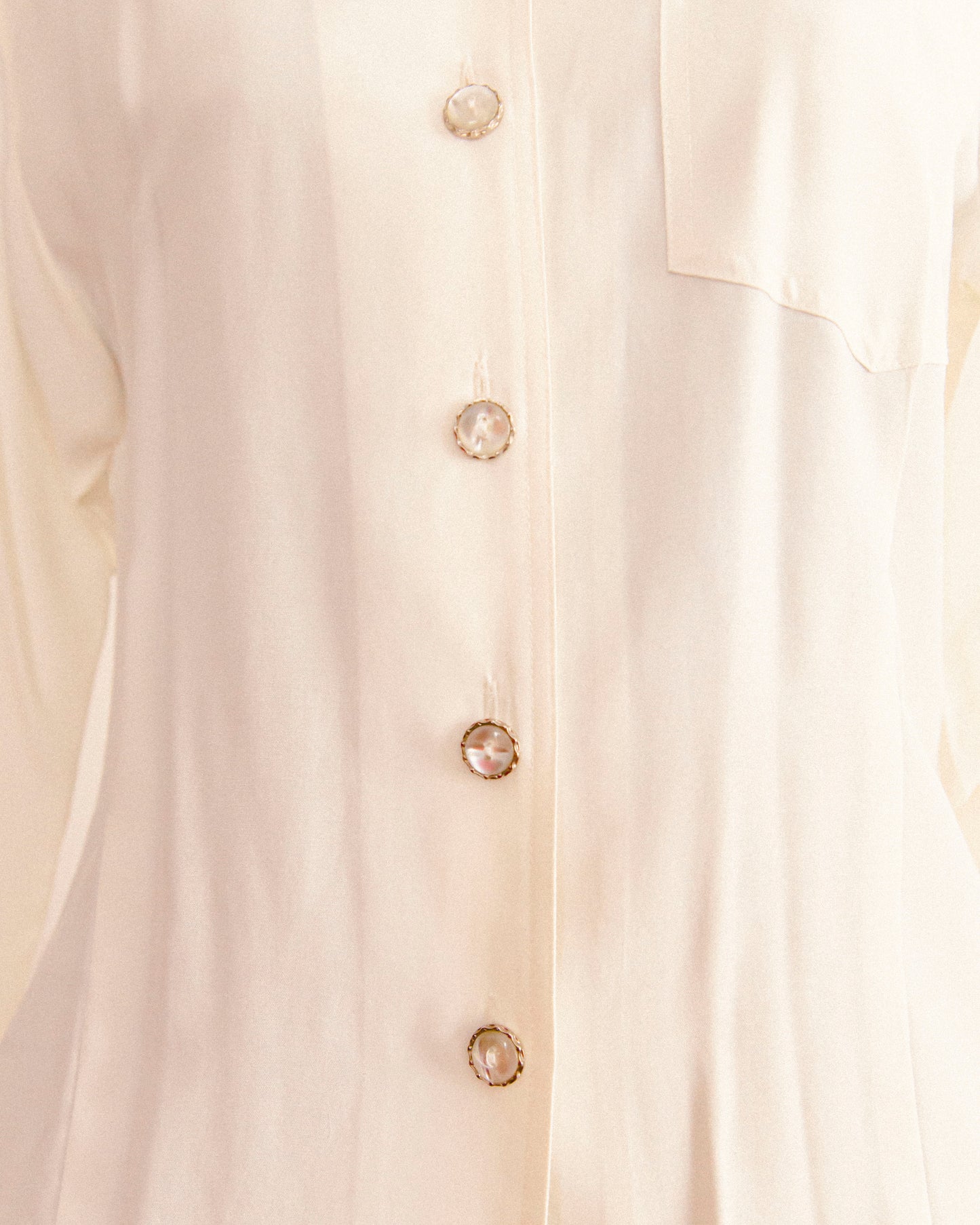 Fancy Button Blouse