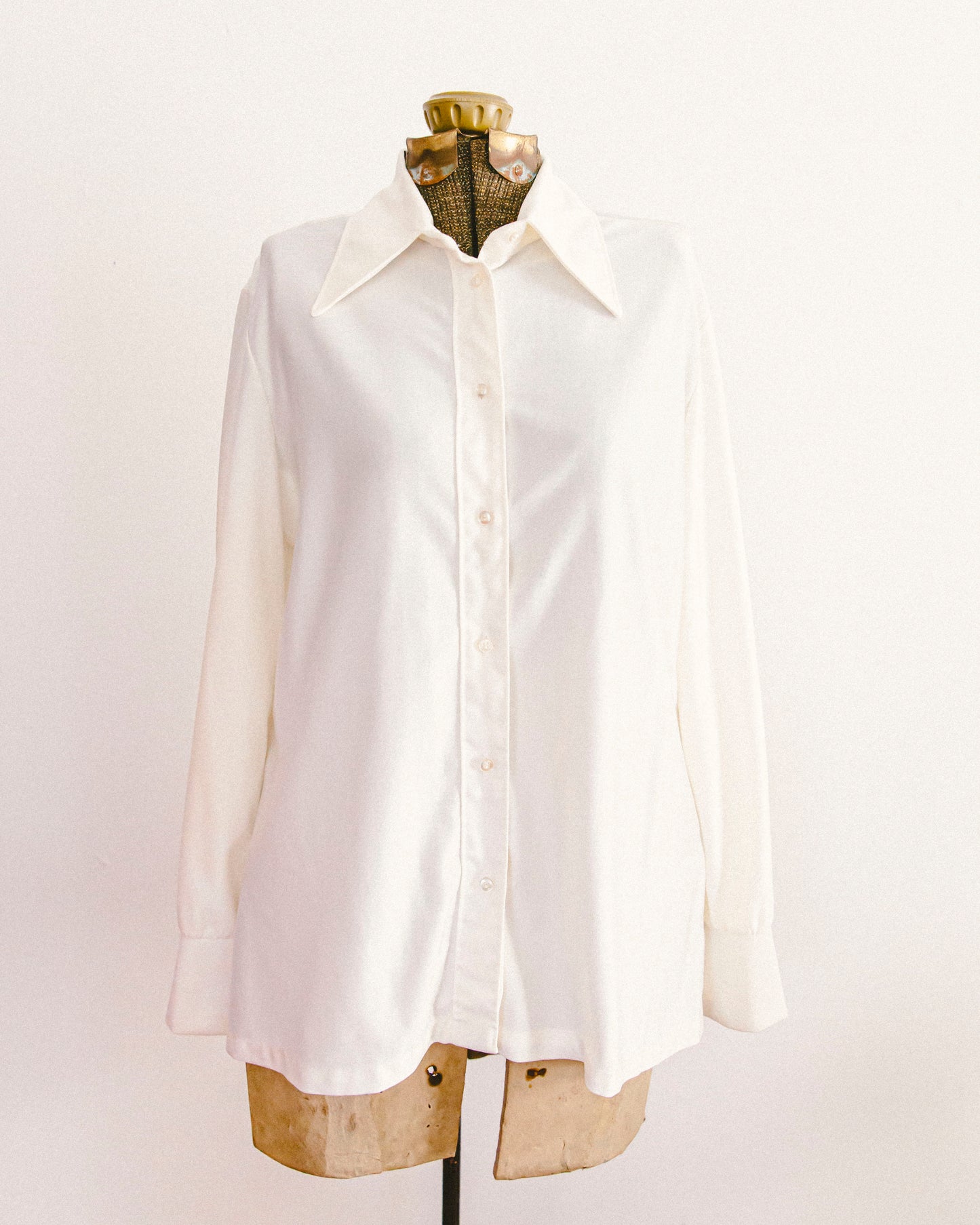 Point Collar Blouse
