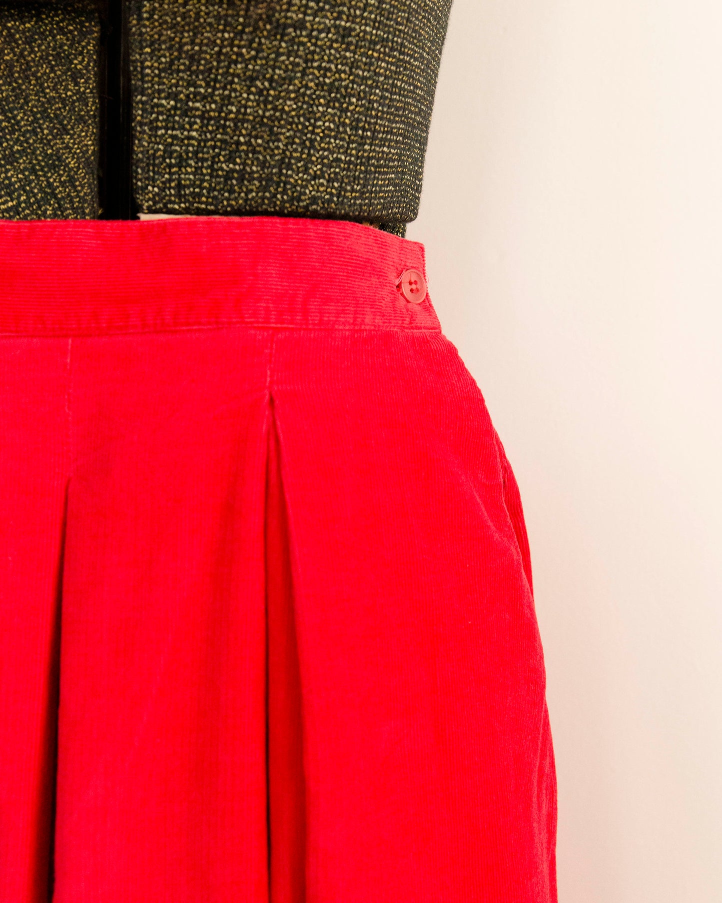 Corduroy Midi Skirt