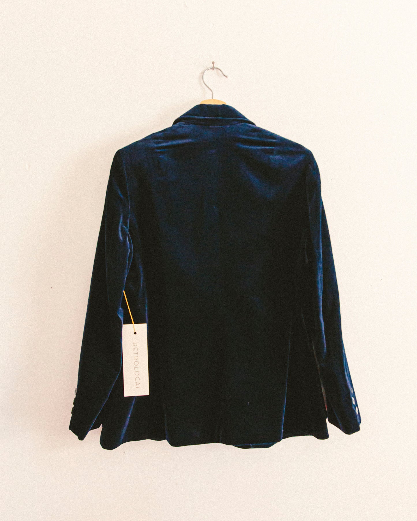 70's Navy Velvet Blazer