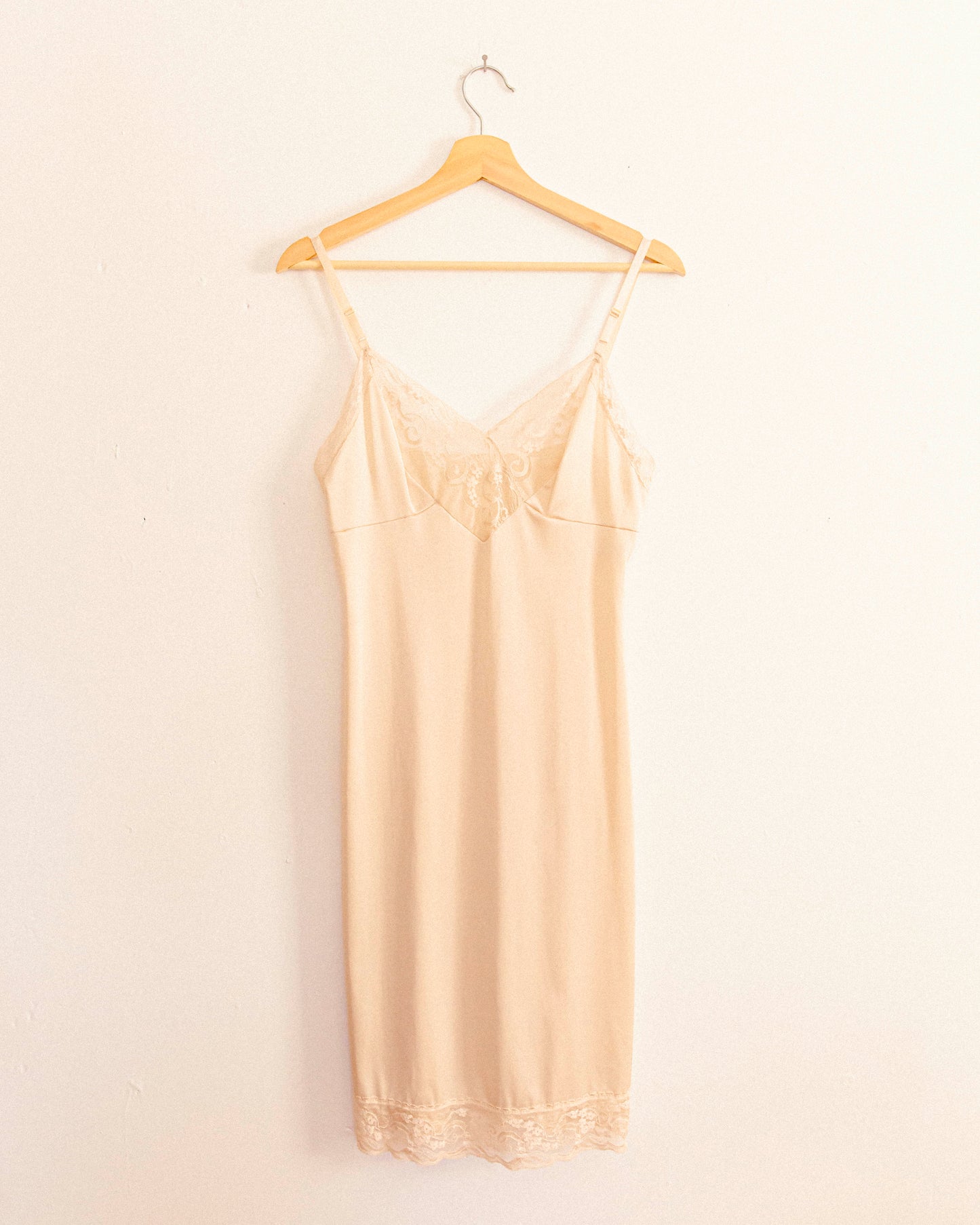 Beige Slip Dress