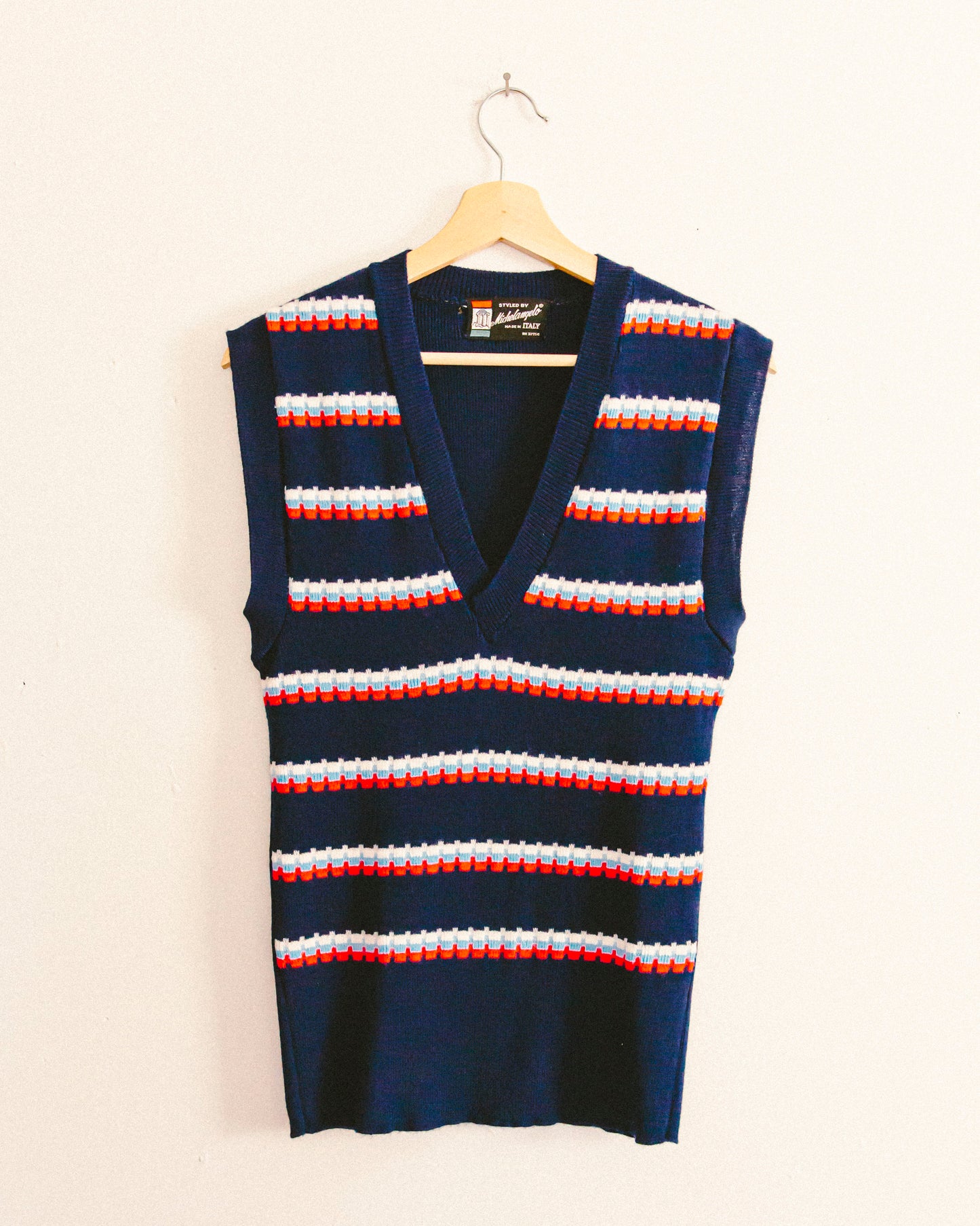 Tri-color Sweater Vest