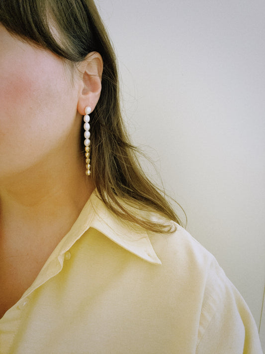 Goddess Pearl Earrings