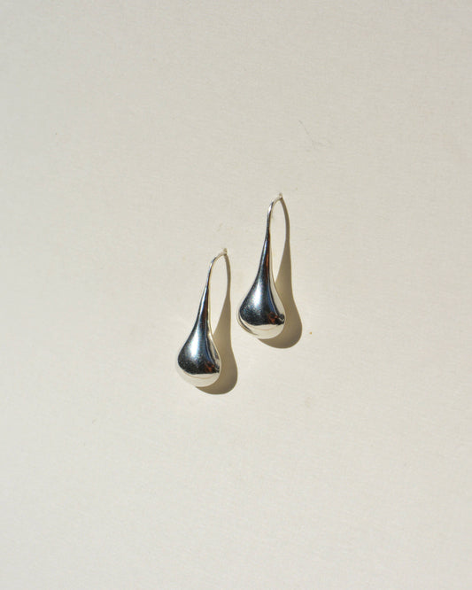 Silver Droplet Earrings