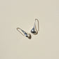 Silver Droplet Earrings