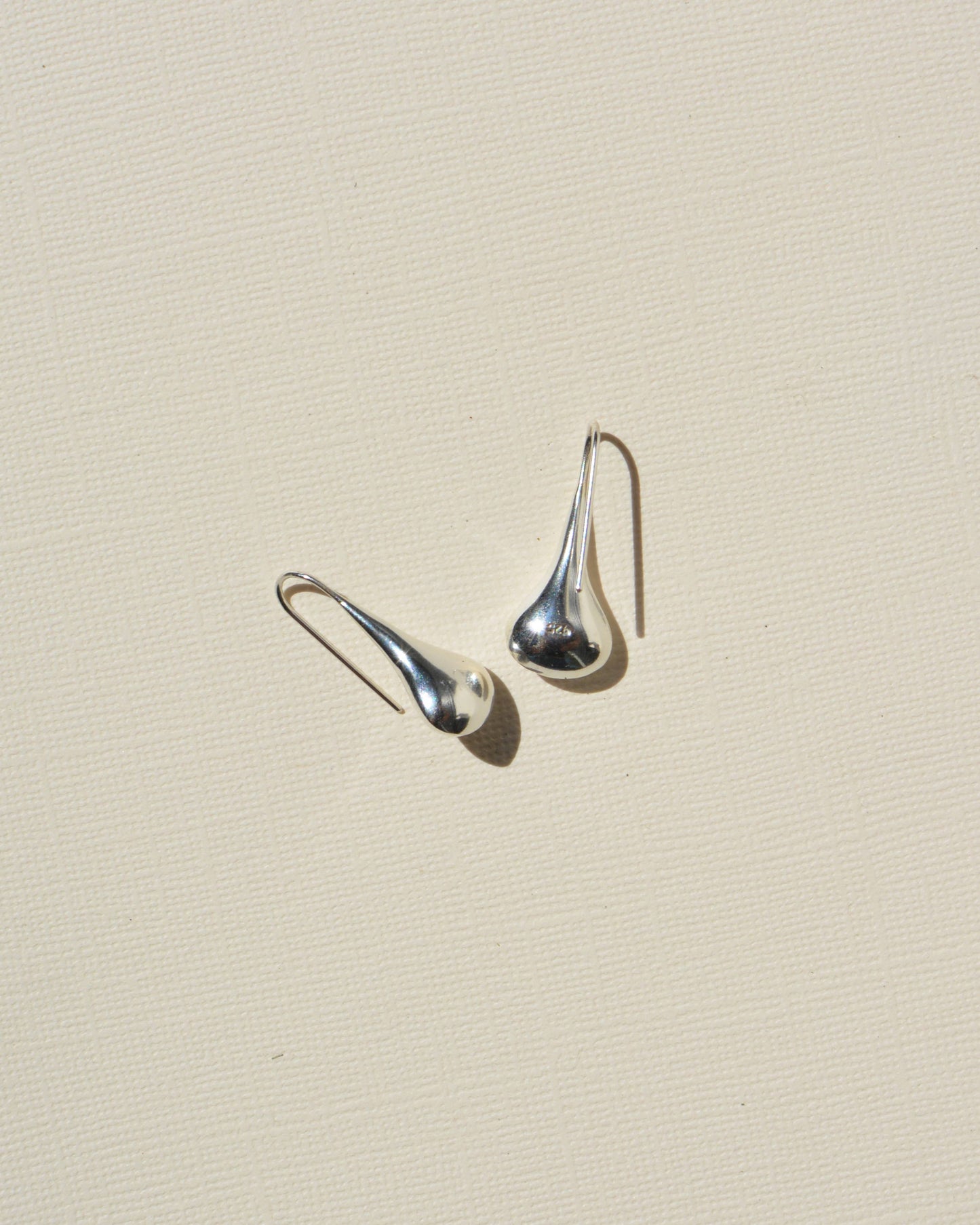 Silver Droplet Earrings