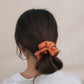 Silk Scrunchie in Caramel