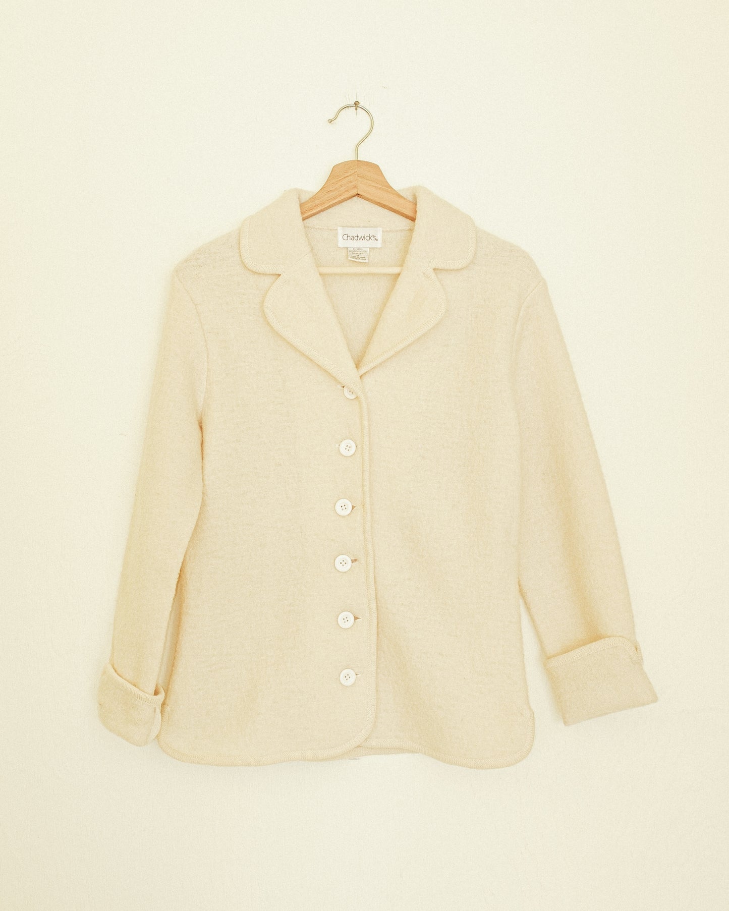 Cream Wool Jacket