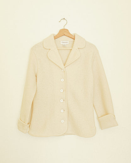 Cream Wool Jacket