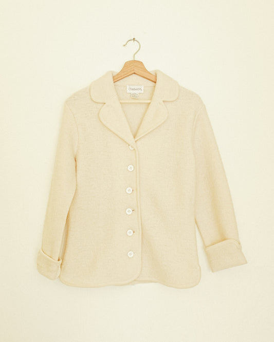 Cream Wool Jacket