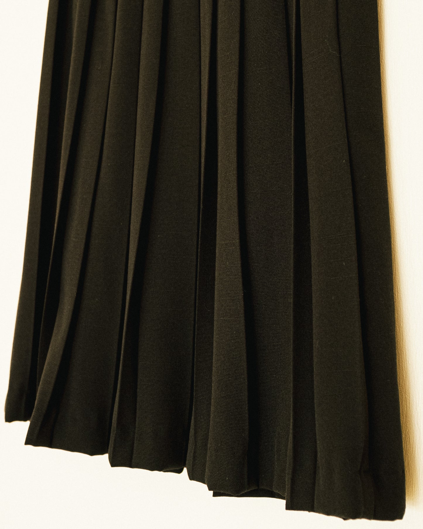 Black Pleat Skirt