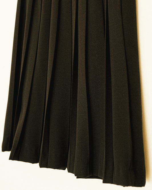 Black Pleat Skirt