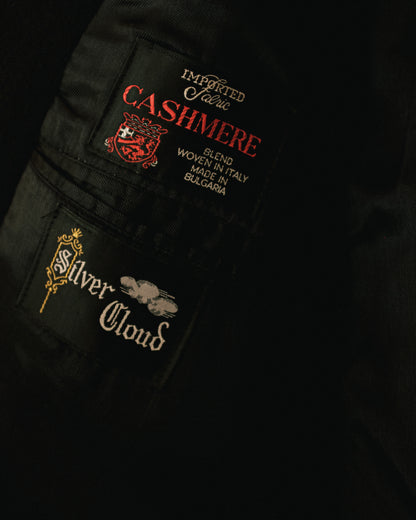 Noir Cashmere Overcoat