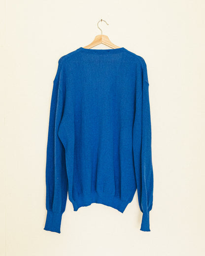 Cerulean Alpaca Cardigan