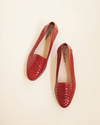 Cherry Woven Loafers 8