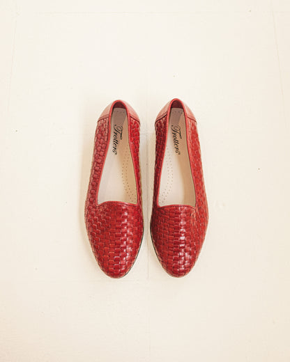 Cherry Woven Loafers 8
