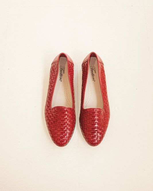 Cherry Woven Loafers 8