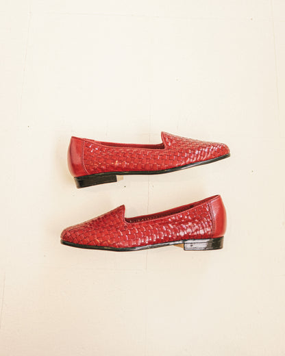 Cherry Woven Loafers 8
