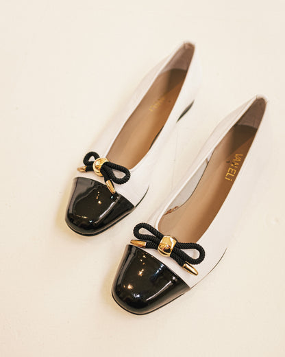 Tuxedo Patent Flats 8