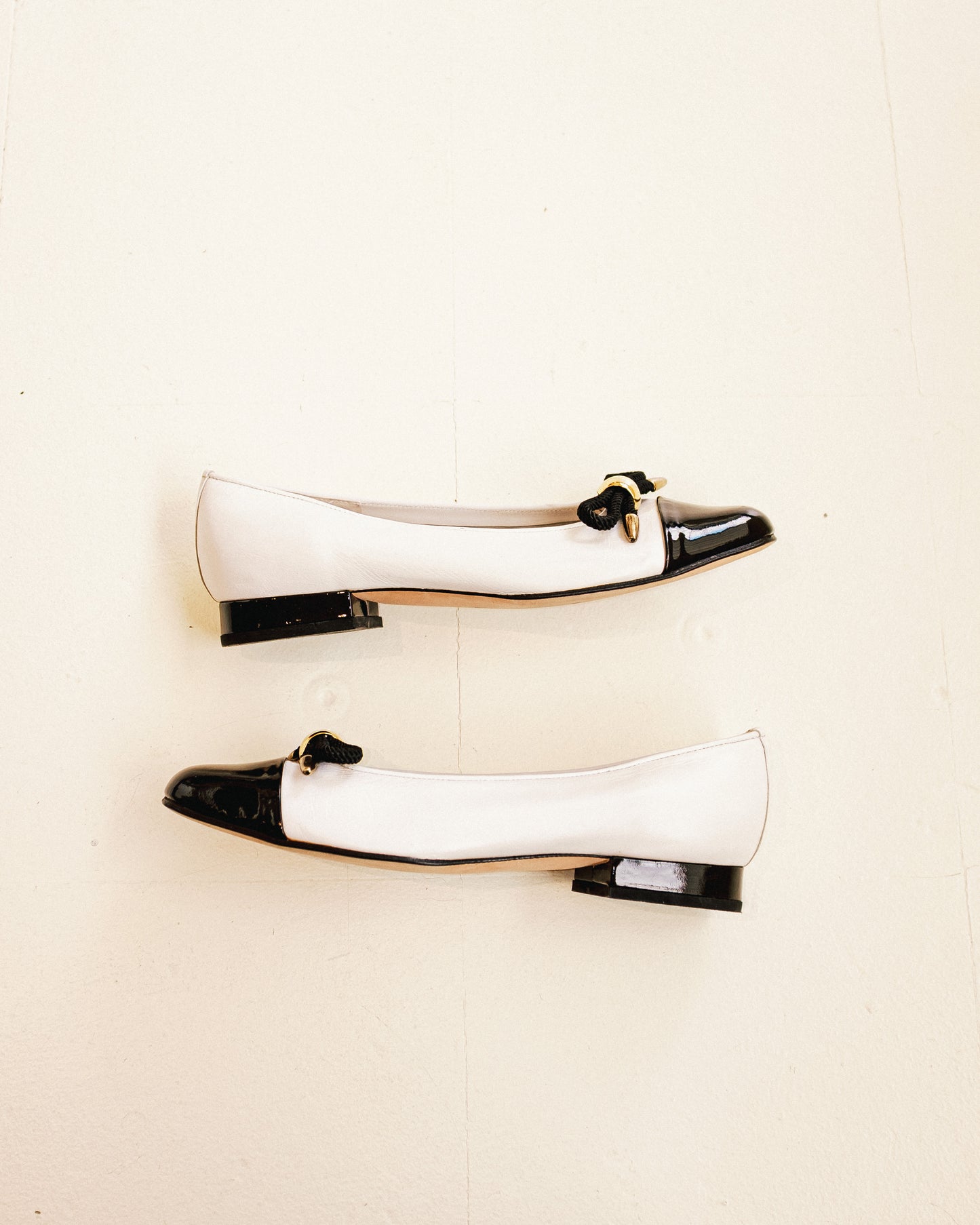 Tuxedo Patent Flats 8
