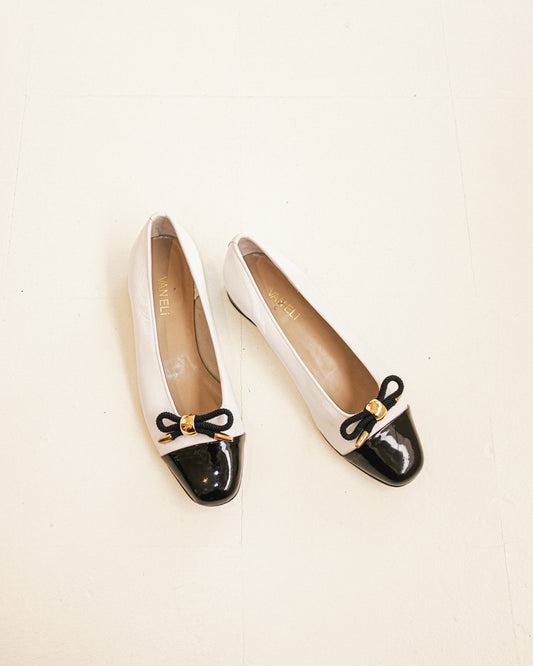 Tuxedo Patent Flats 8