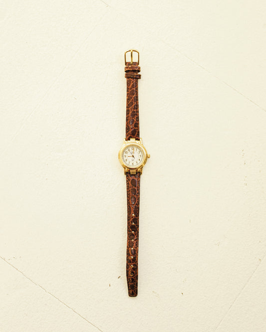 Timex Brown Croc Watch